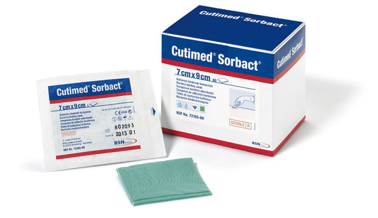 Cutimed Sorbact Hydrogel Wound Dressing Sheet 3 x 3 Inch Sterile