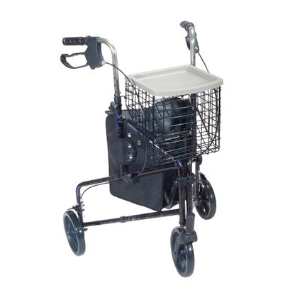 3 Wheel Rollator drive Deluxe Flame