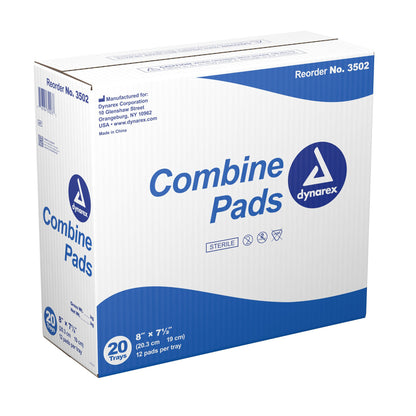 Dynarex Sterile Abdominal Pad 7-1/2 x 8 Inch High Absorbency – 1 per Pouch