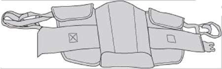 Patient Sling 2 Point Cradle Buckle