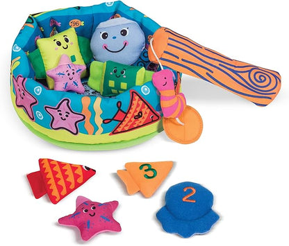 Melissa & Doug K’s Kids Fish & Count Learning Game – Preschool Fishing Toy with Numbers & Shapes