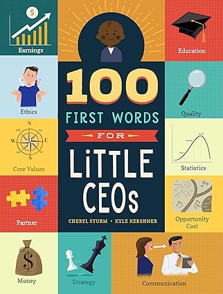 Familius 100 First Words for Little CEOs – Business Vocabulary Board Book for Toddlers