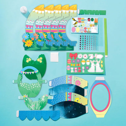 Bright Stripes Kids Craft Kit – Sweet Springtime 3D DIY Paper Lanterns