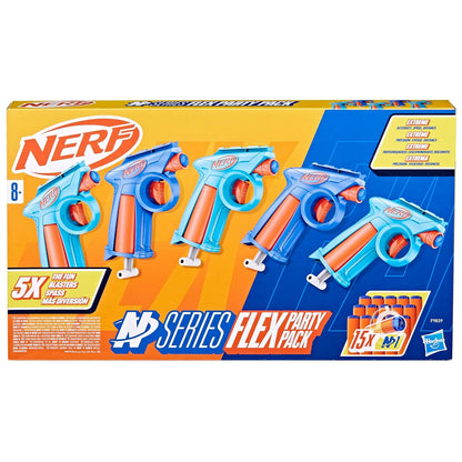 Nerf N Series Party Pack – 5 Blasters and 15 N1 Darts for High-Performance Nerf Battles