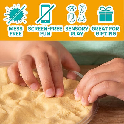 Made By Me! Sand Dough Sculpt & Paint Creations Pottery Kit – Mess-Free Arts & Crafts for Kids Ages 6–9