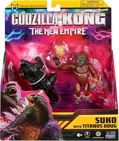 Godzilla x Kong: The New Empire – 6" Suko with Titanus Doug Action Figure by Playmates Toys