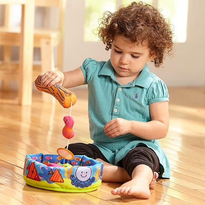 Melissa & Doug K’s Kids Fish & Count Learning Game – Preschool Fishing Toy with Numbers & Shapes