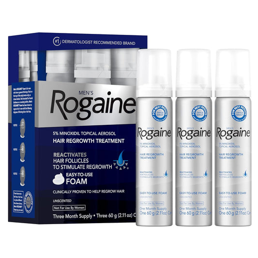 Men's Hair Regrowth Treatment Rogaine 6.3 oz. Foam