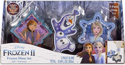 Disney Frozen 2 3-Pack Slime – Fun Shaped Non-Toxic Slime Set for Kids