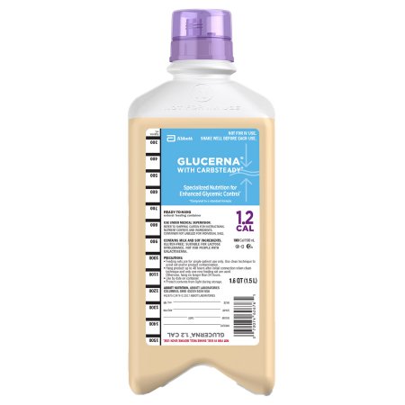 Oral Supplement Glucerna 1.2 Cal Unflavored Liquid 1500 mL Bottle