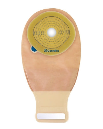 Ostomy Pouch Esteem+ One-Piece System 12 Inch Length 1-3/8 Inch Stoma Drainable Pre-Cut