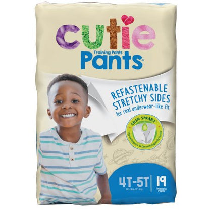 Male Toddler Training Pants Cutie Pants Size 4T to 5T Disposable Heavy Absorbency