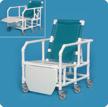 Shower Chair ipu Fixed Arms PVC Frame