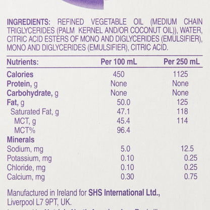 Liquigen Unflavored MCT Oil Oral Supplement Liquid 8.5 oz Bottle