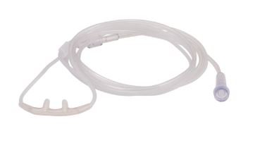ETCO2 Nasal Sampling Cannula with O2 Delivery Adult 4 Foot O2 Line