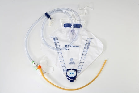 Indwelling Catheter Tray Dover™ Foley 18 Fr. 5 cc Balloon Latex