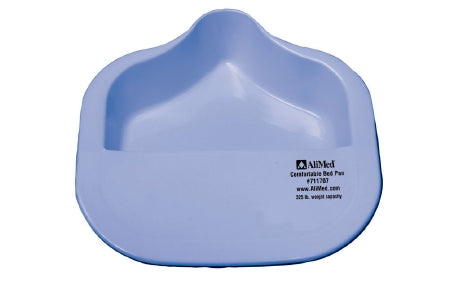 Conventional Bedpan Alimed® Lower Profile Blue 2 Quart / 1893 mL