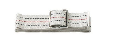 Gait Belt 72 Inch Length White Cotton