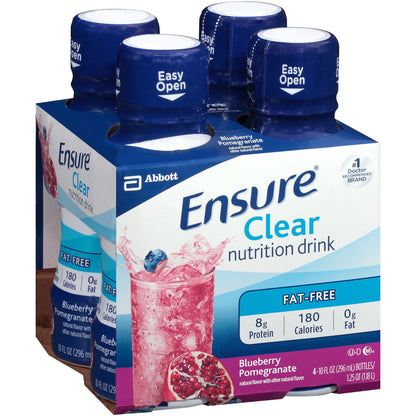 Ensure Clear Oral Supplement Liquid Blueberry Pomegranate 10 oz Bottle