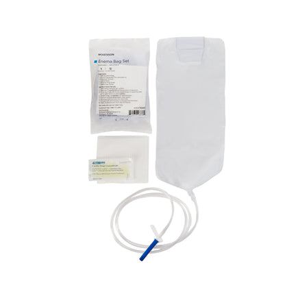 McKesson Enema Bag Set 1500 mL NonSterile Latex-Free