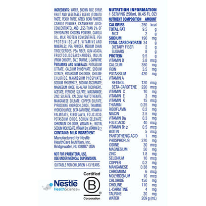 Compleat Pediatric Original 1.0 Tube Feeding Formula Unflavored 8.45 oz Carton