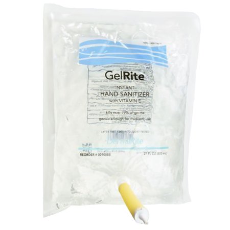 Hand Sanitizer GelRite Ethyl Alcohol Gel Dispenser Refill Bag