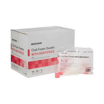 Oral Swab McKesson Dentifrice or Untreated Foam Tip