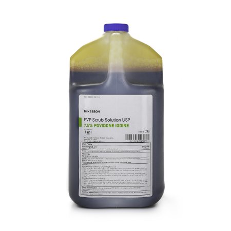 Surgical Scrub Solution McKesson 1 gal. Jug 7.5% Strength Povidone-Iodine NonSterile