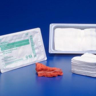 Visitec X-Ray Detectable Gauze Sponge 4 x 8 Inch 12-Ply Sterile – 10 per Tray