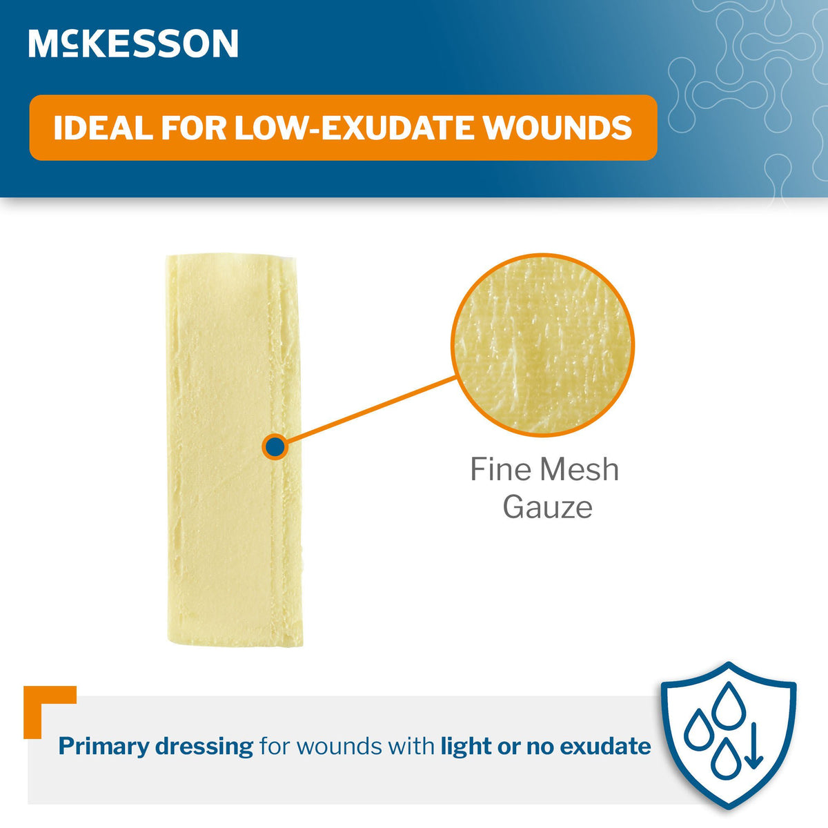 McKesson Xeroform Petrolatum Gauze Dressing 5 x 9 Inch Sterile