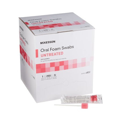 Oral Swab McKesson Dentifrice or Untreated Foam Tip