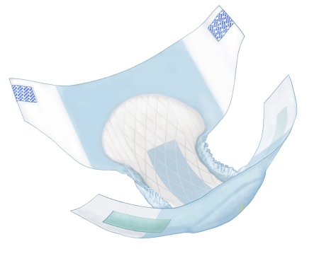 Unisex Adult Incontinence Brief Wings X-Large Disposable Heavy Absorbency