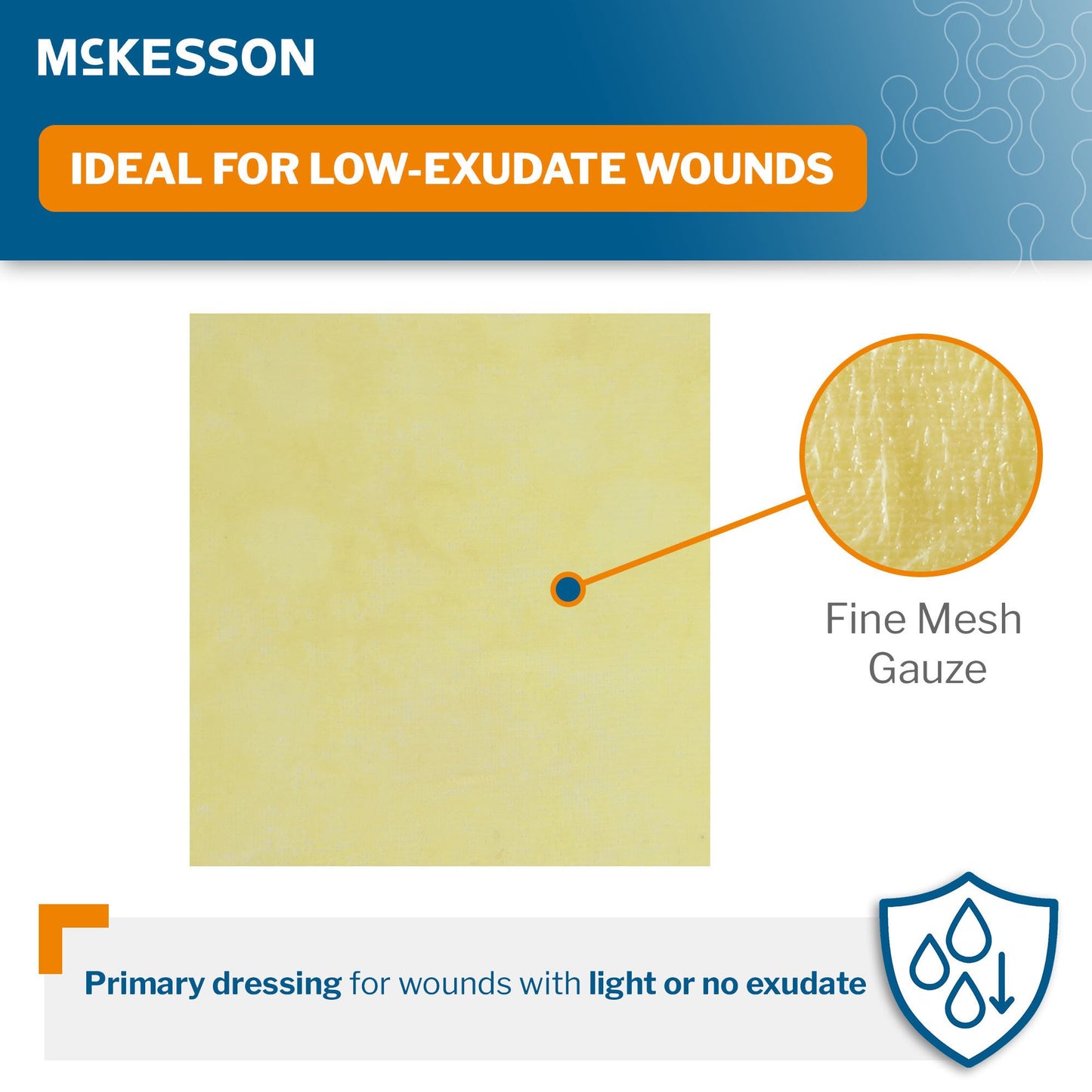 McKesson Xeroform Petrolatum Impregnated Dressing 2 x 2 Inch Sterile