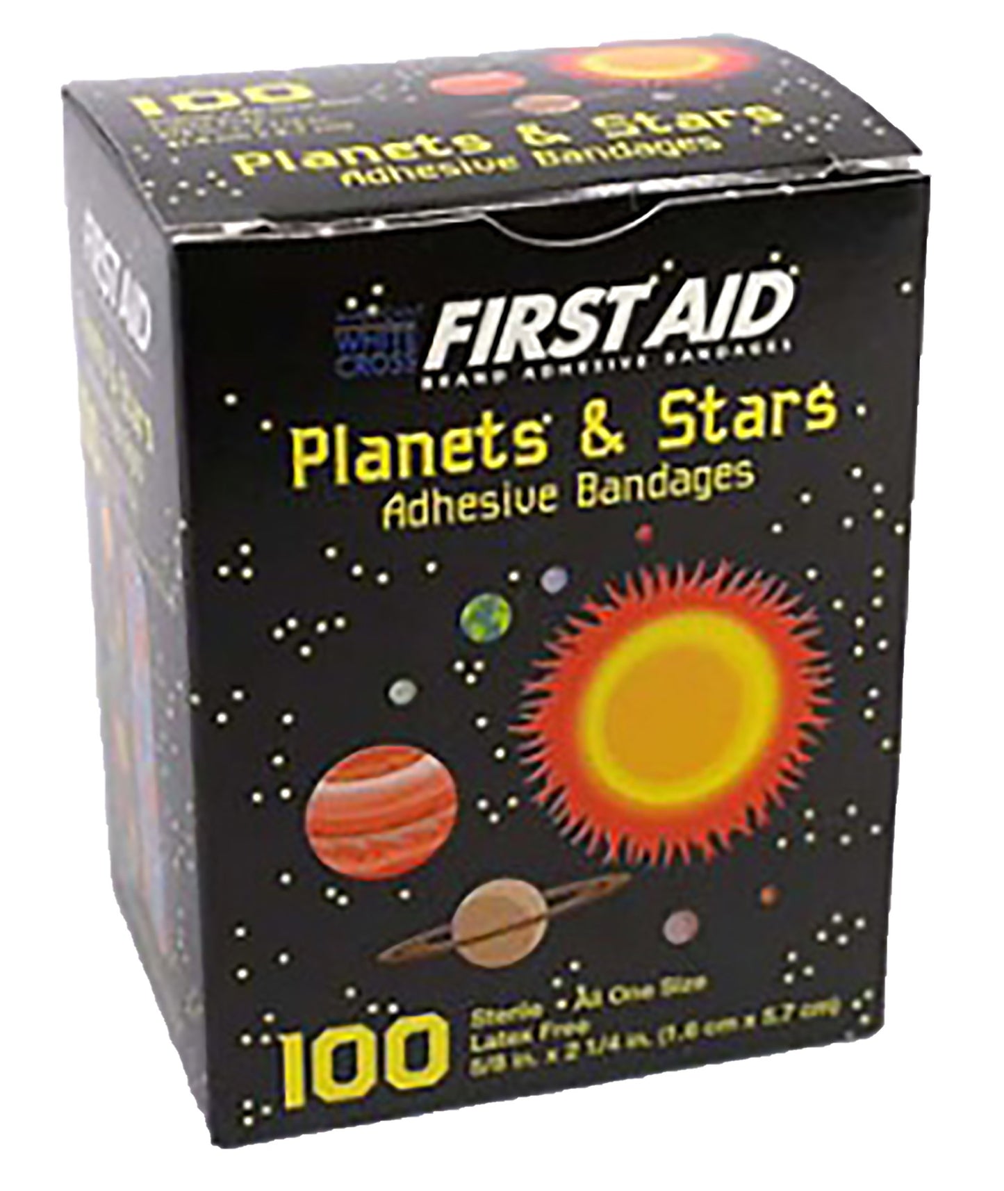 American White Cross First Aid Adhesive Strips Kid Design 5/8 x 2-1/4 Inch Sterile Bandages
