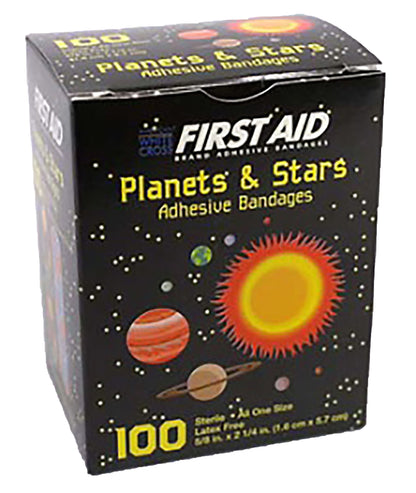 American White Cross First Aid Adhesive Strips Kid Design 5/8 x 2-1/4 Inch Sterile Bandages