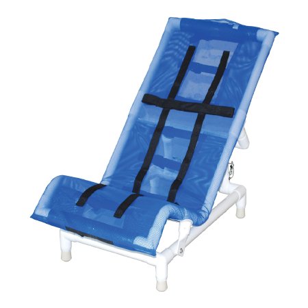 Shower Chair MJM International PVC Frame Reclining Mesh Backrest