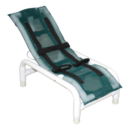 Shower Chair MJM International PVC Frame Reclining Mesh Backrest