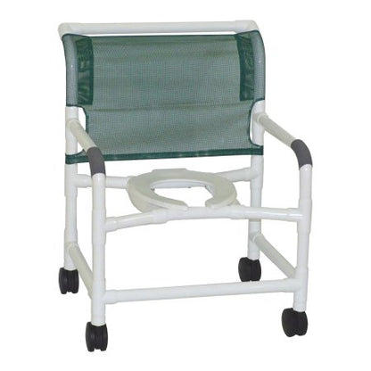 Shower Chair MJM International Fixed Arms PVC