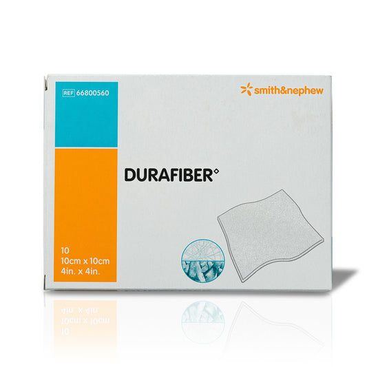 Durafiber Gelling Fiber Wound Dressing 4 x 4 Inch, Sterile – Square Pad
