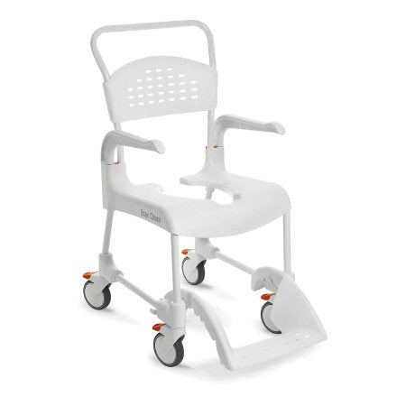 Shower Chair Swing-Away Arms Plastic Frame With Backrest 19 Inch Seat Width 285 lbs. Weight Capacity