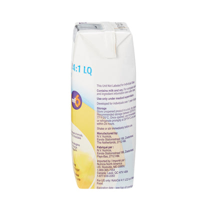 KetoCal 4:1 LQ Vanilla Ketogenic Oral Supplement Liquid 8 oz Carton