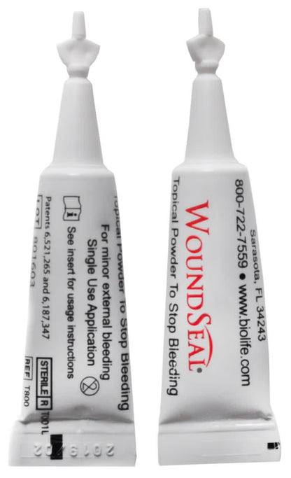 Wound Seal Hemostatic Agent Powder, Sterile, 2 per Pack
