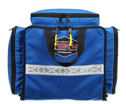 Thomas Transport Packs Emergency Responder Bag – Blue Compact EMS Storage Bag (11 x 12 x 5 Inch)