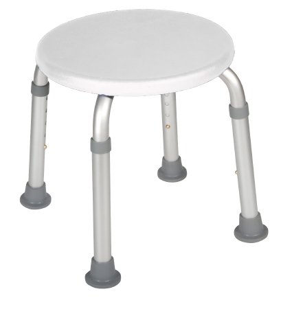 Shower Stool drive Without Arms Aluminum Frame Without Backrest 13-1/2 Inch Seat Width 300 lbs. Weight Capacity