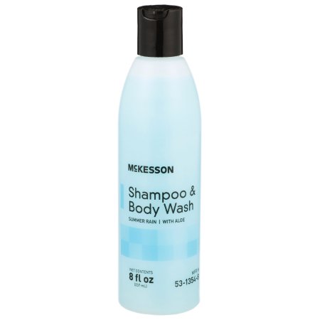 Shampoo and Body Wash McKesson 2,000 mL Dispenser Refill Bag Summer Rain Scent