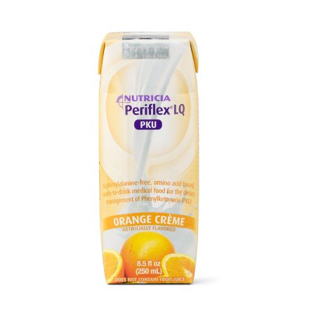 Oral Supplement Periflex LQ Orange Crème Flavor Liquid 8.5 oz. Carton