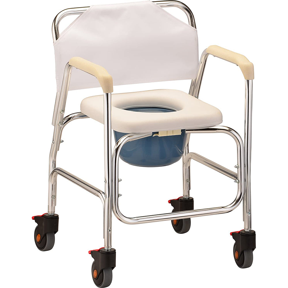 Shower Chair And Commode With Wheels
