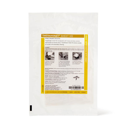 TheraHoney HD Manuka Honey Wound Dressing 4 x 5 Inch Rectangle Sterile