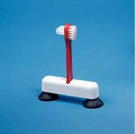 Denture Brush 2-Sided Bristle Red, Fab Ent