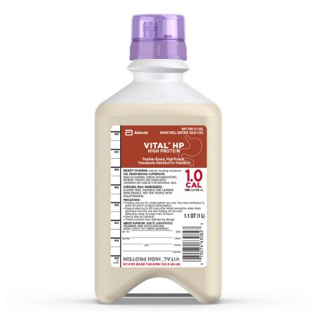 Oral Supplement Vital HP Unflavored Liquid 8 oz. Reclosable Carton